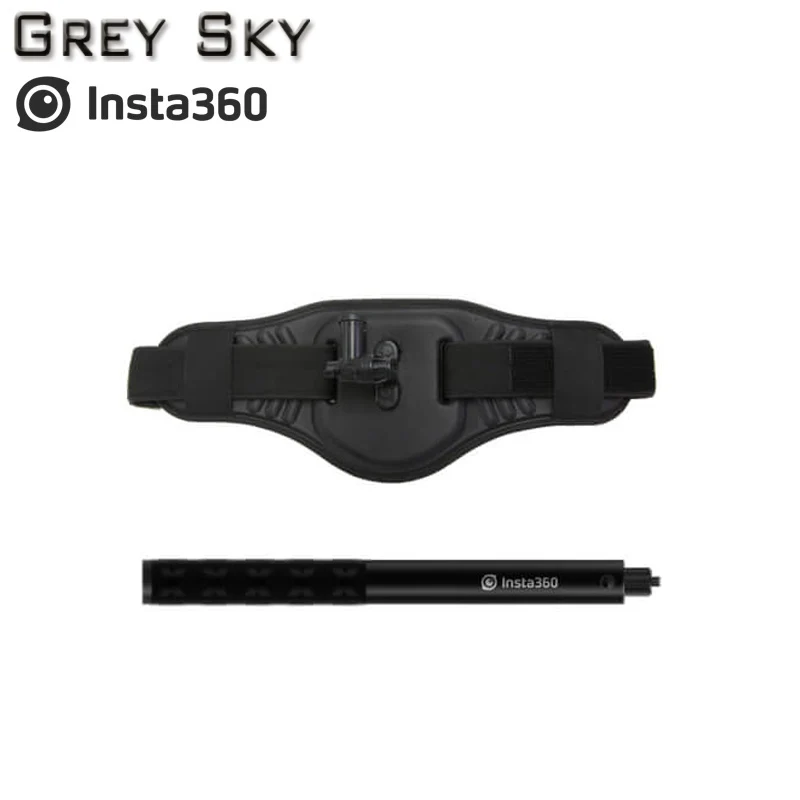 Носимый поясной ремень с невидимой палкой для селфи для Insta360 ONE X и один для задней панели(ONE X& ONE - Цвет: With selfie Sticks