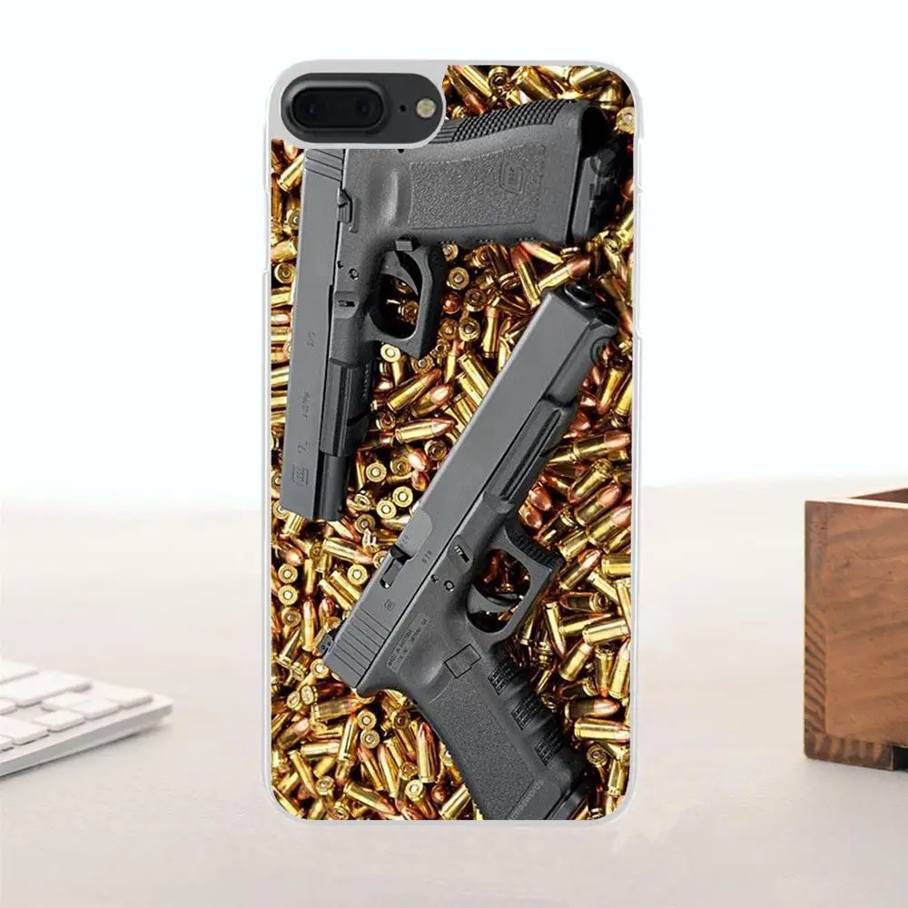Soft Protector Pistolas Glock Weapon Gun Bullet For Galaxy Alpha Core Note 2 3 4 S2 A10 A20 A20E A30 A40 A50 A60 A70 M10 M20 M30 |