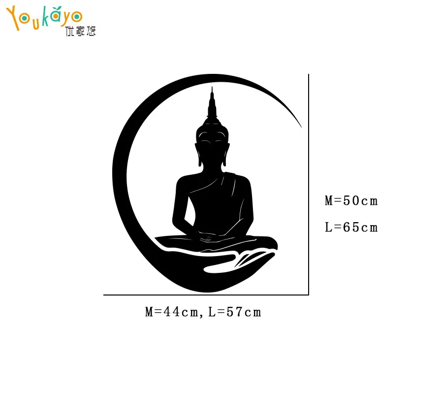 Горячий/Будда Лотос Шакьямуни декоративные виниловые настенные художественные