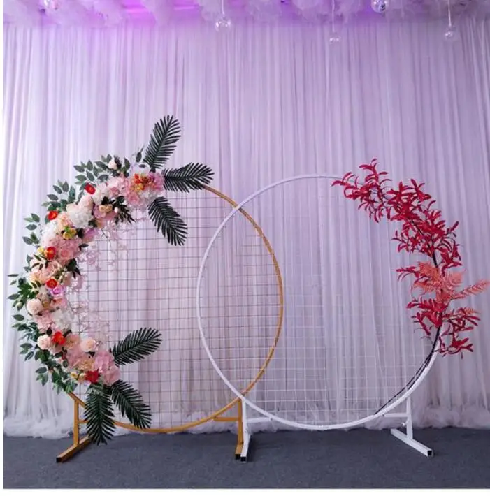 Свадебный круглый сетчатый экран свадебный фон Мори круглая сетка украшение