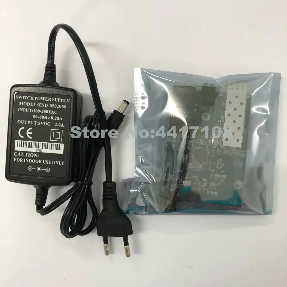 SFP оптоволоконный конвертер RJ45 гигабитный GPON/OLT медиа 1000 Мбит/с волоконно