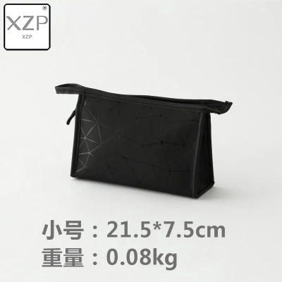Black Small Size XZP многофункциональная подвесная косметичка для путешествий, женские сумки для макияжа, органайзер для туалетных принадлежностей, водостойкая женская косметичка из искусственной кожи для хранения - Цвет: Black Small Size
