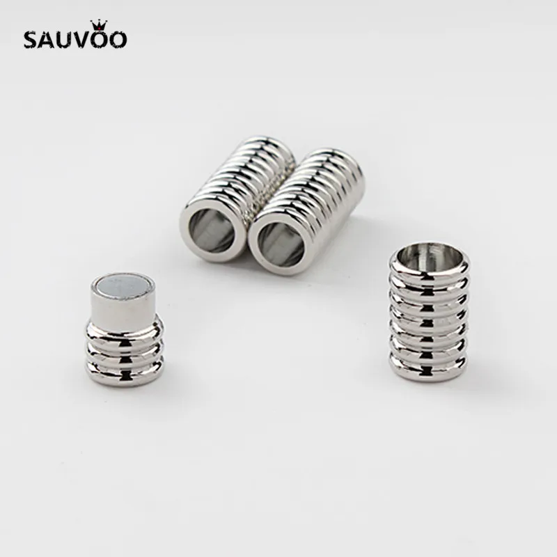 SAUVOO 10 шт./лот круглые металлические медные Родиевые цветные сильные магнитные