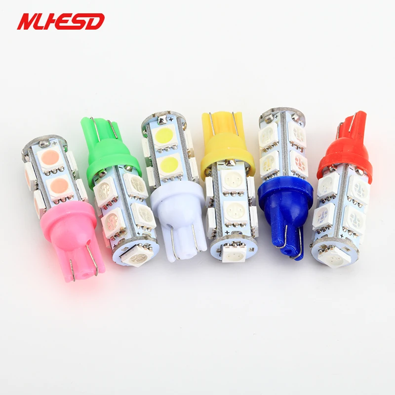 10 шт. T10 9SMD 5050 9 светодиодный автомобиль 194 168 192 W5W 12V 24V светильник автомобильные