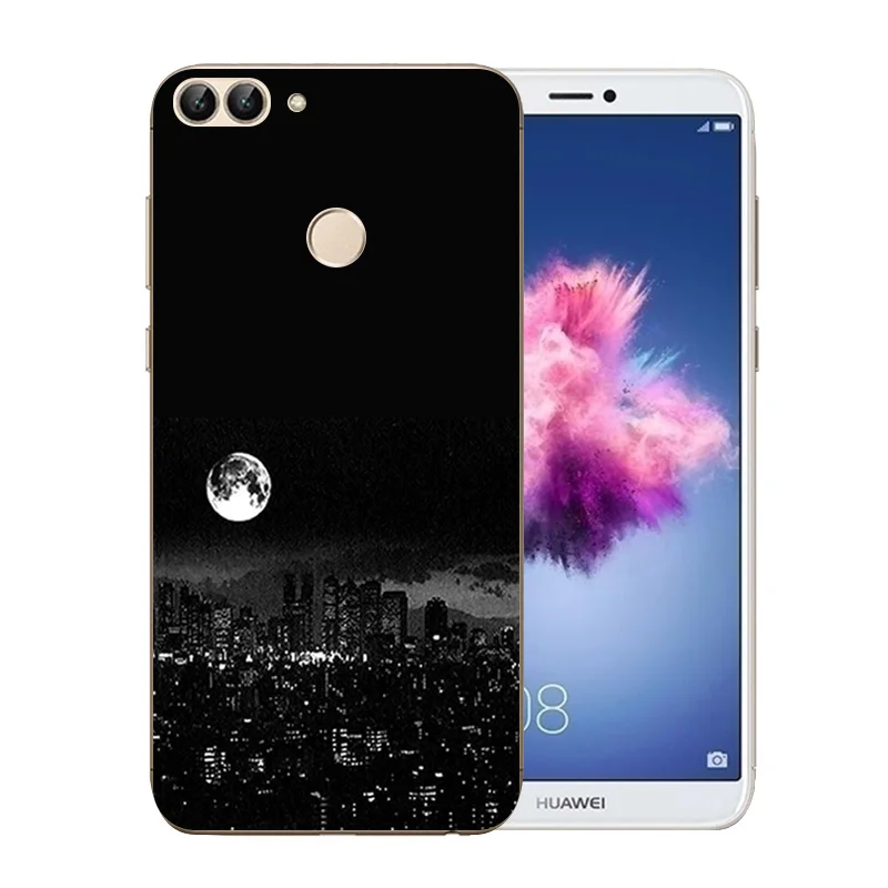 5 65 дюйма для Huawei P чехлы смартфонов мягкие Enjoy 7S Силиконовые Для FIG-L21 FIG-LX1 LX2 LX3