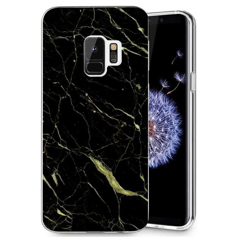 silicone cover phone case For Samsung Galaxy S9 S9Plus S8 Plus S7 edge Note 8 Silicone marble stone Tpu Case Cover E005 | Мобильные