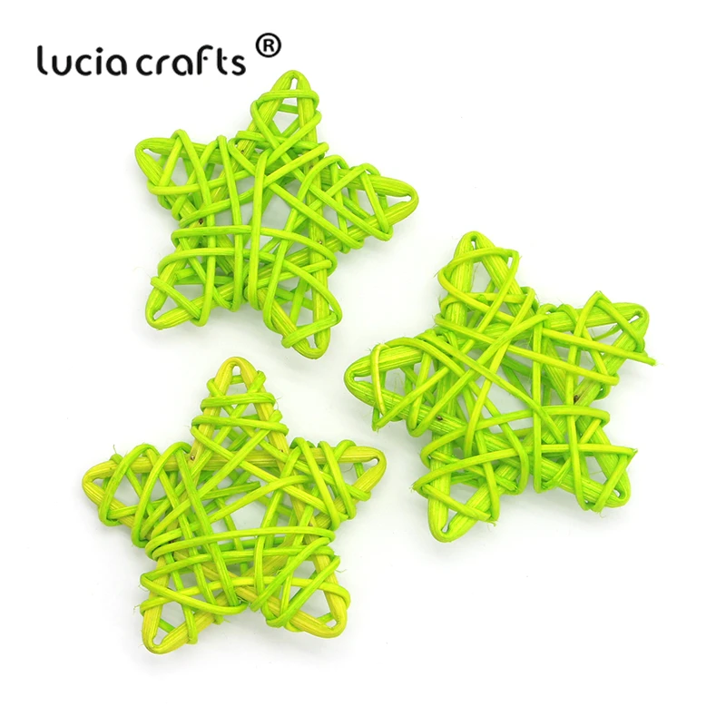 Lucia crafts 5 шт/10 шт 6 см ротанговый шар Сепак такрау Рождество/День рождения Свадебная вечеринка орнамент DIY подарки Декор поставки M0701