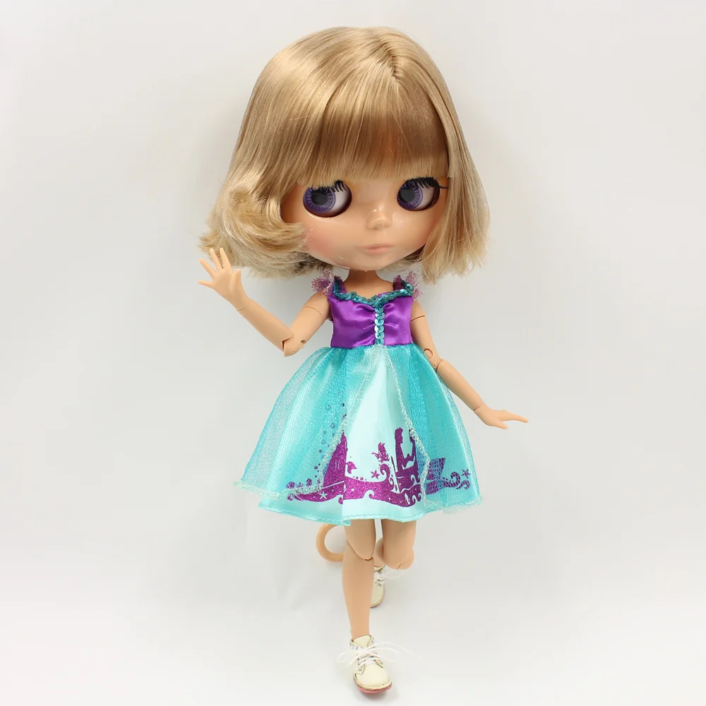 Ледяная Обнаженная фабричная кукла Blyth No.130BL3504 коричневые волосы для суставов