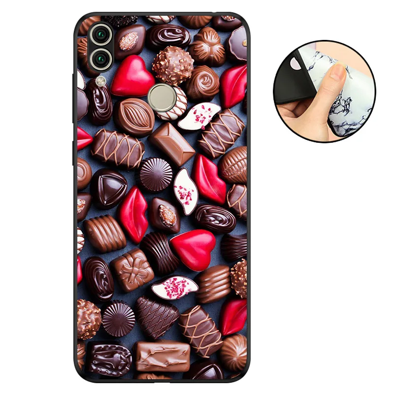 Huawei Honor 8C Case Silicone Back Protective Funda Phone Cover Soft Matte TPU Shell Bags Bumper | Мобильные телефоны и