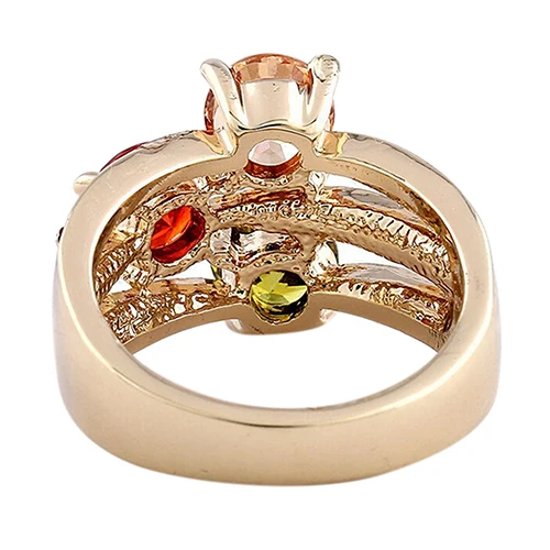 Женское кольцо Bluelans модное роскошное с кристаллом фианита украшения для