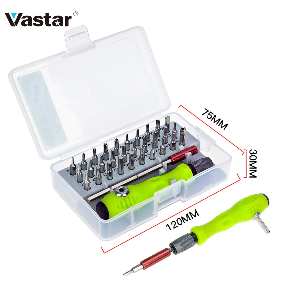 Набор прецизионных отверток Vastar 32 в 1 набор мини магнитных для телефона