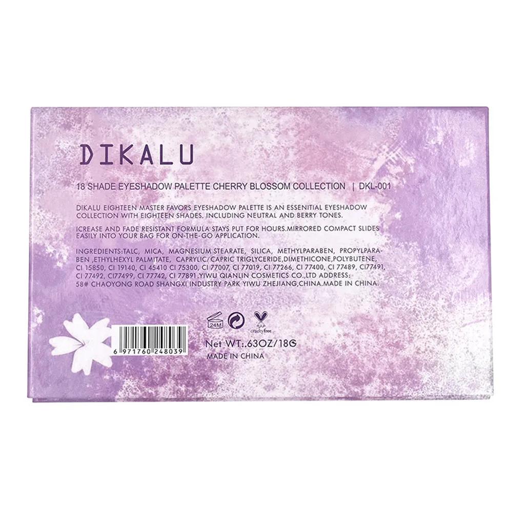 2019 новый стиль портативный 18 цветов Тени для век Хайлайтер лица Пудра хайлайтер