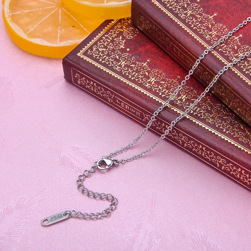 FUNIQUE 2018 Новое серебряное ожерелье из нержавеющей стали для мужчин и женщин в