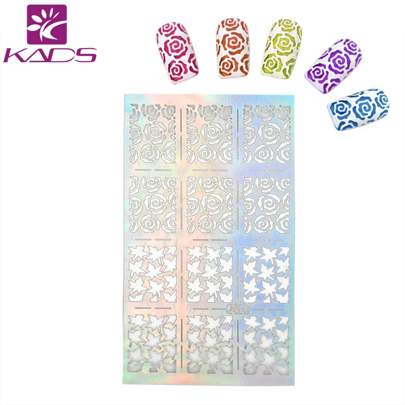 KADS Должно быть!! великолепная Розы Изображения Ногтей Передачи Наклейки Вода Для