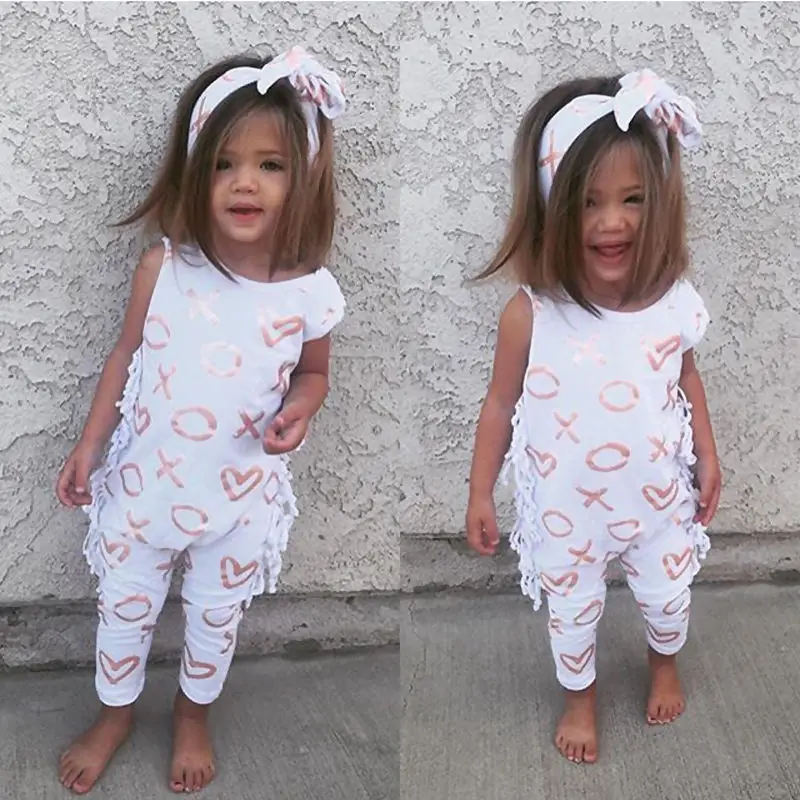 Детский комбинезон без рукавов с бахромой и повязкой на голову|baby girl clothes|baby fashion