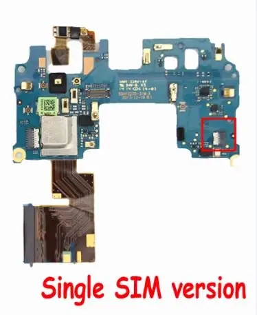 Single SIM version Для htc one M8 основная плата Материнская плата FPC разъем основной гибкий кабель для htc one M8 гибкий кабель для материнской платы запасные части - Цвет: Single SIM version