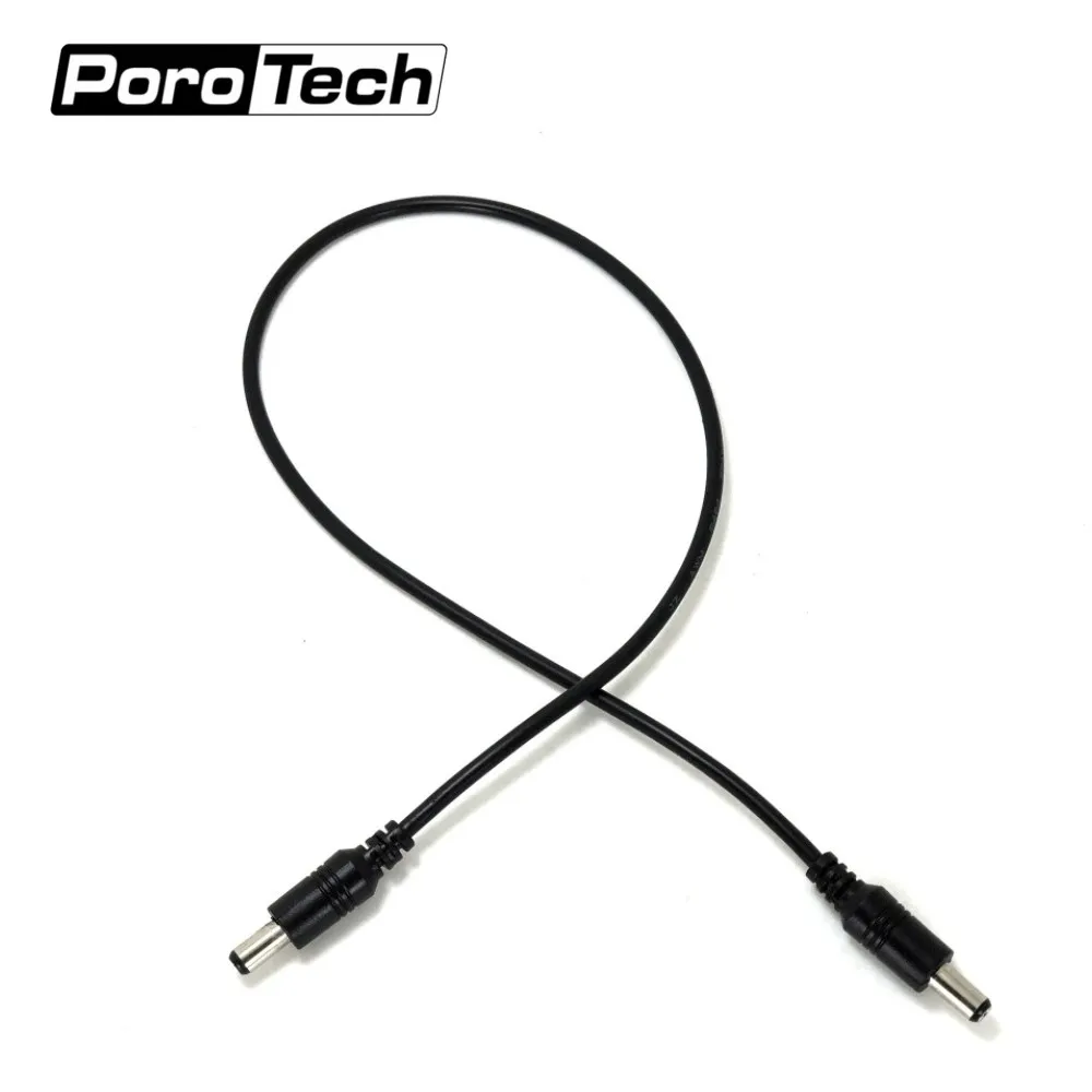 

20pcs/lot 50cm DC Extension Cable DC Power Cord for CCTV Cameras 5.5 x 2.1mm DC Jack Male to Male Plug Cable Adapter Connector