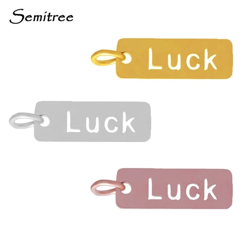 Цепочка Semitree 5 шт./лот креативная подвеска на удачу из нержавеющей стали подвески