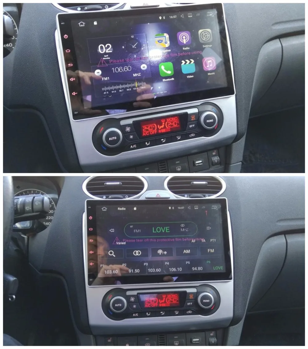 10 1 &quotAndroid 8 Автомобильный DVD плеер для Ford Focus 2004 2005 2006 2007 2008 2009 2010 2011 радио gps WI FI