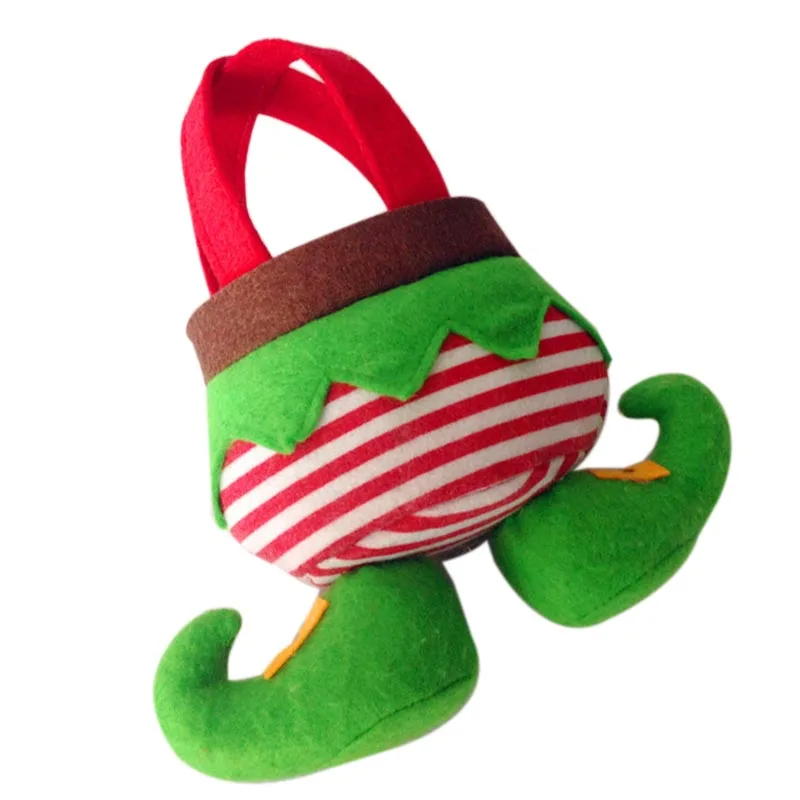 Рождественский Подарочный пакет ресторан винный мешок сумка Elf Cola красный