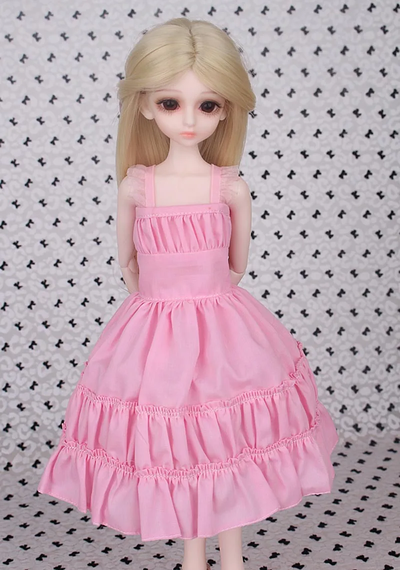 Новое поступление 1/3 1/4 1/6 1/8 BJD кукла розовое платье одежда для Bjd куклы игрушки аксессуары