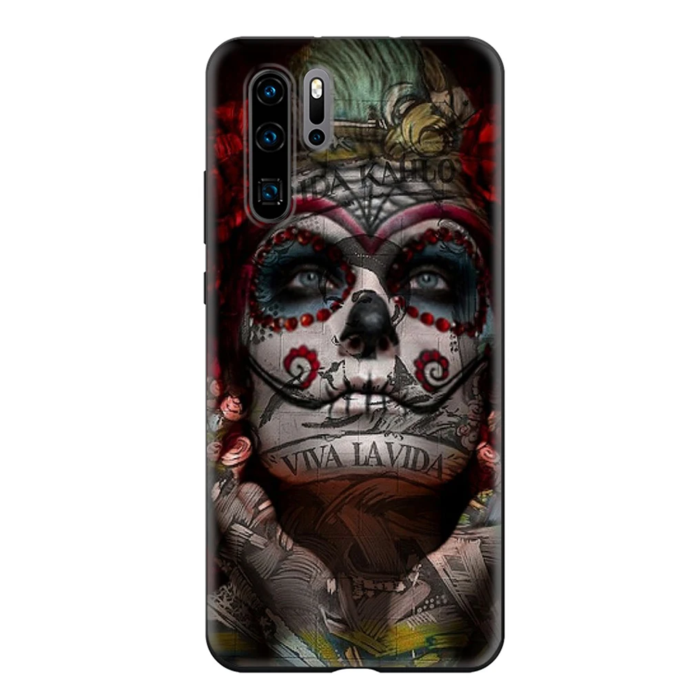 2 Lavaza мексиканский череп Девушка чехол для Huawei P8 P9 P10 P20 P30 Y6 Y7 Y9 Lite Pro P Smart Nova 2i 3i мини - Цвет: 2