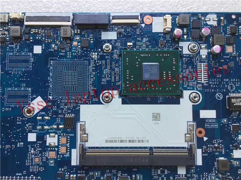 Новая CG521 NM-A841 материнская плата для lenovo 110-15ACL материнская плата для ноутбука DDR3(для процессора AMD A4-6210) ТЕСТ ОК