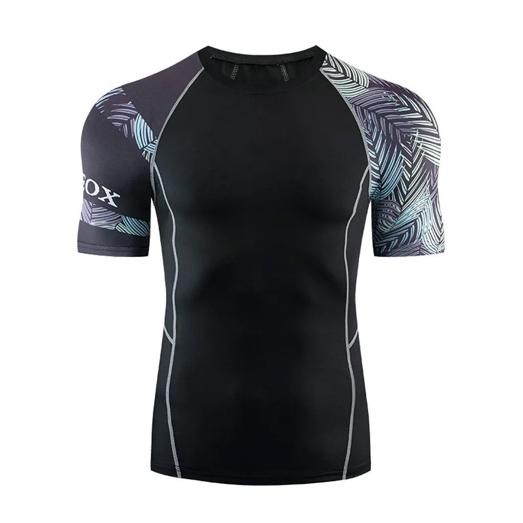 Мужские спортивные повседневные Фитнес быстросохнущие эластичные дышащие