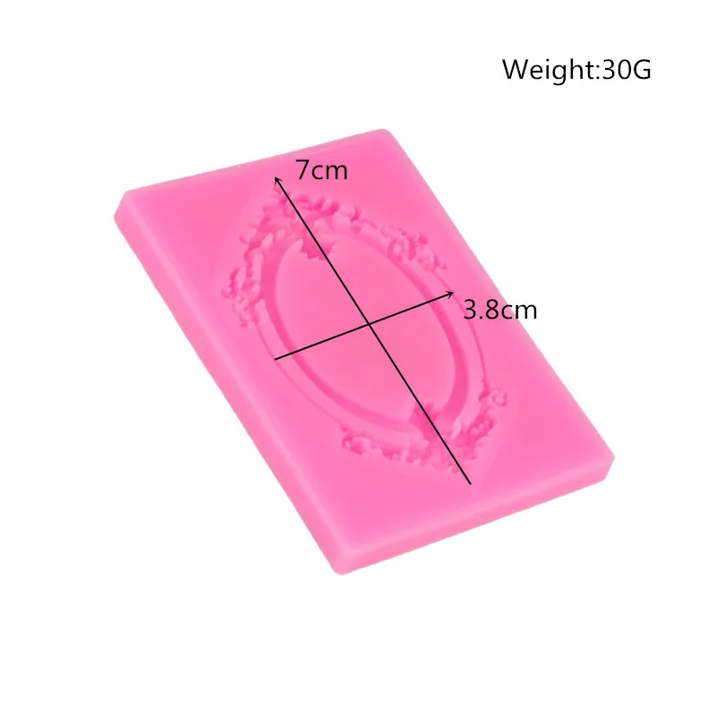 Винтажная рама для картины формы торта мыло шоколадная форма кухонная выпечки