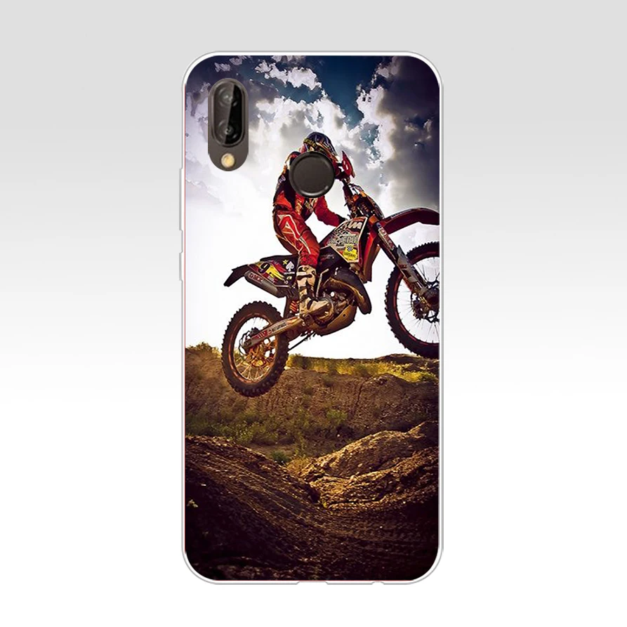 13 248SD moto cross moto dirtbikes мягкий силиконовый Tpu чехол для Honor 10 huawei p mate 10 20 30 lite y5 y6 prime - Цвет: 13