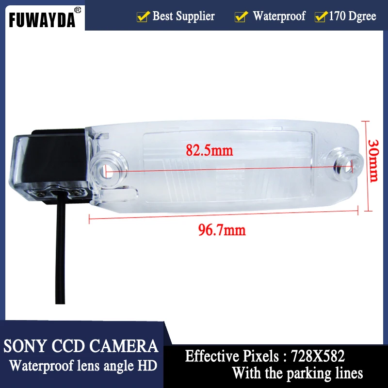 Автомобильная парковочная камера FUWAYDA SONY HD CCD с 4 3-дюймовым автомобильным