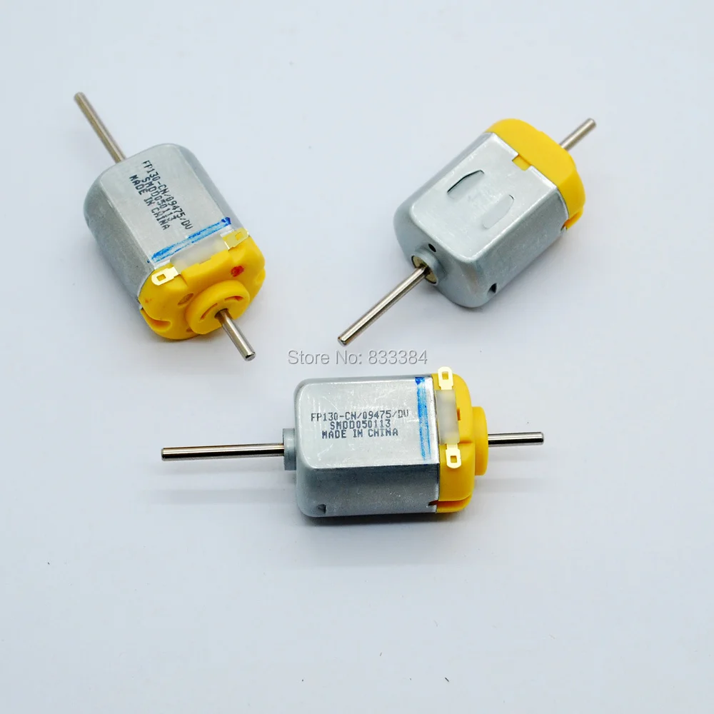 

3 шт., 1,5-12 В постоянного тока, двухосевая углеродная щетка, 130 мощный магнитный двигатель 12 В, 5400 об/мин, 6 в, 3000 об/мин, игрушечный двигатель с бесплатной стойкой