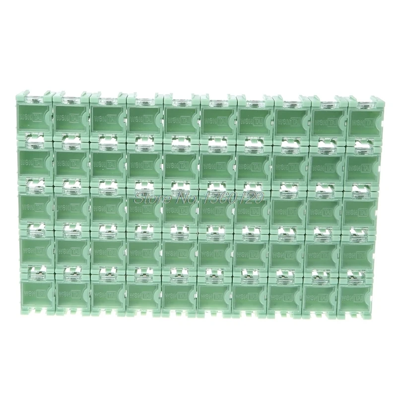 50 шт./компл. SMD SMT электронный компонентный контейнер мини ящики для хранения