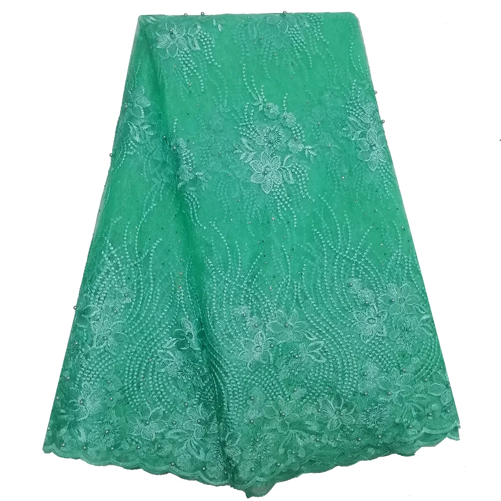 2019 Последняя розовая свадебная ткань кружевная Высококачественная кружево