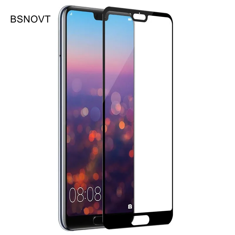 2 шт. стекло для Huawei P20 Pro Защитная пленка экрана полное клеевое покрытие