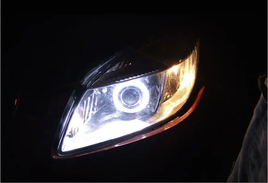 car Head light For Fabia Headlights 2009 2010 2011 2012 2013 2014year headlight DRL HI LO HID xenon | Автомобили и мотоциклы