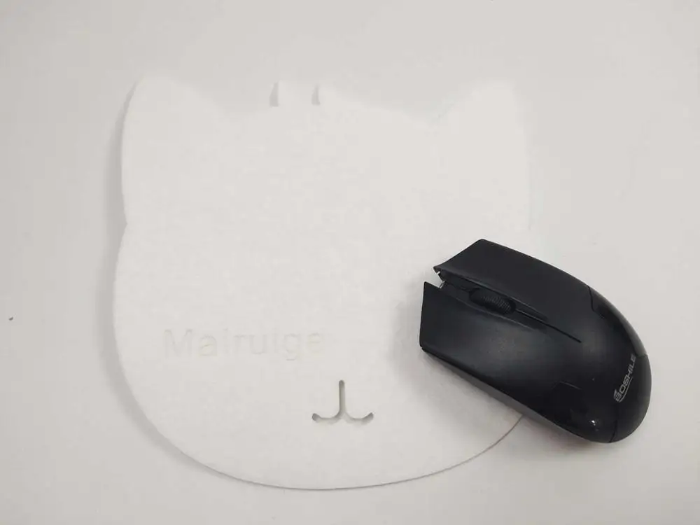 White Cat Yuzuoan Самая низкая цена мультфильм милый кот Мягкий фетровый коврик для мыши для ноутбука ноутбук коврик для мыши коврик Tapete украшают ваш стол - Цвет: White Cat