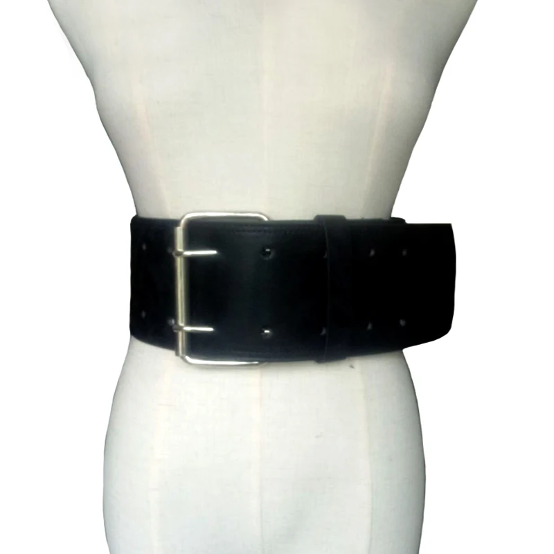 Женский кожаный пояс с большой металлической квадратной пряжкой, широкий пояс, аксессуары для подиума, супер широкий кожаный ремень для женщин