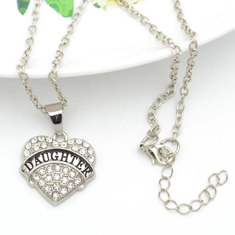 Подвеска-цепочка для мамы и дочки серебряные ожерелья подвески ювелирные