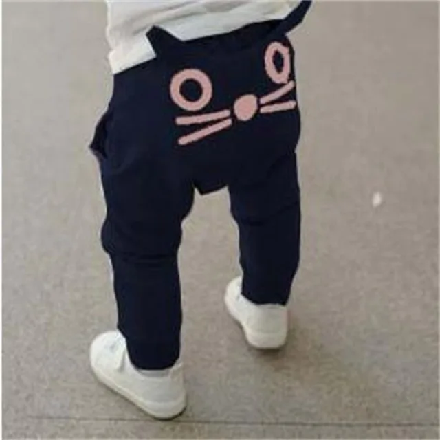 Слоновая кость Baby Boy Pants Autumn Casual Kids Clothing New Trousers Male Kids Printing Pants Boy's Trousers Children's Cotton Pants - Цвет: Слоновая кость