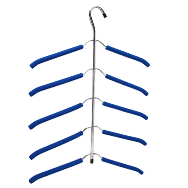 Многоуровневая полка для хранения одежды из нержавеющей стали в форме рыбьей