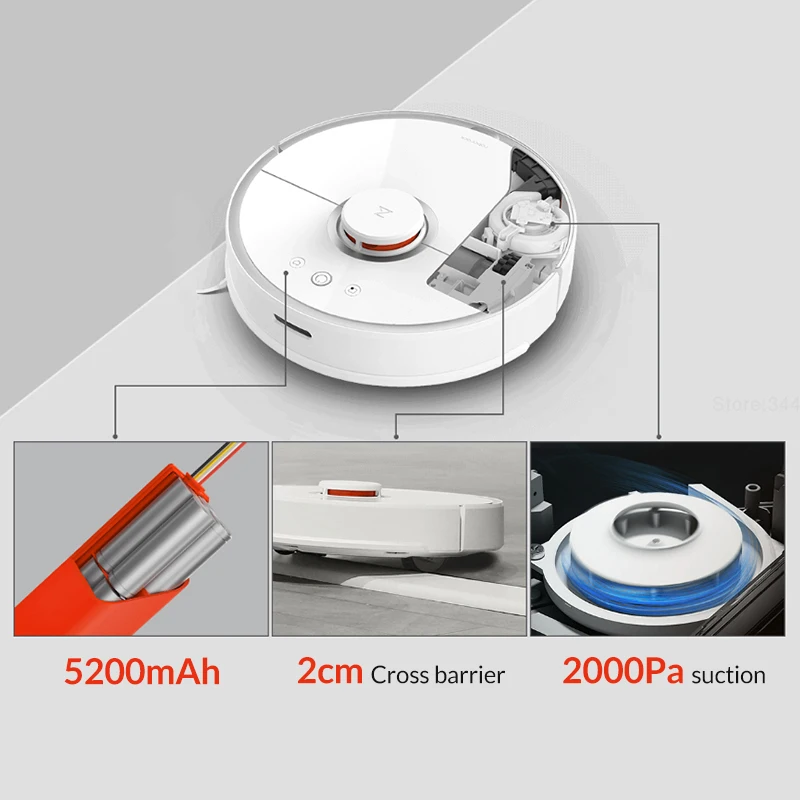 Международный Roborock пылесос 2 S50 S55 для Xiaomi Mi приложение Home радикальные мокрой