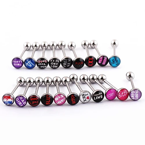 10 шт. модные клинообразные кольца в стиле панк с надписями для ночного клуба