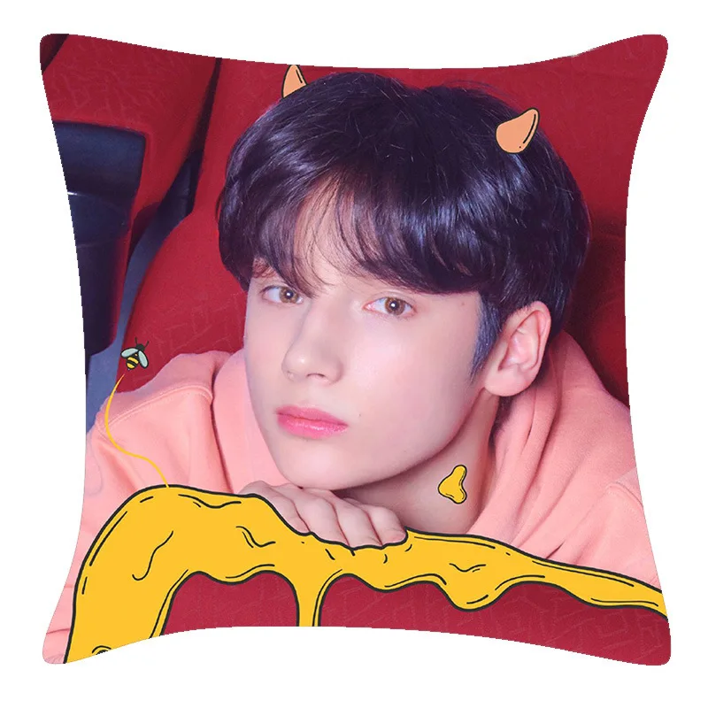 [MYKPOP]TXT двухсторонняя подушка для печати HD коллекция любителей KPOP SA19041603|Персонажи