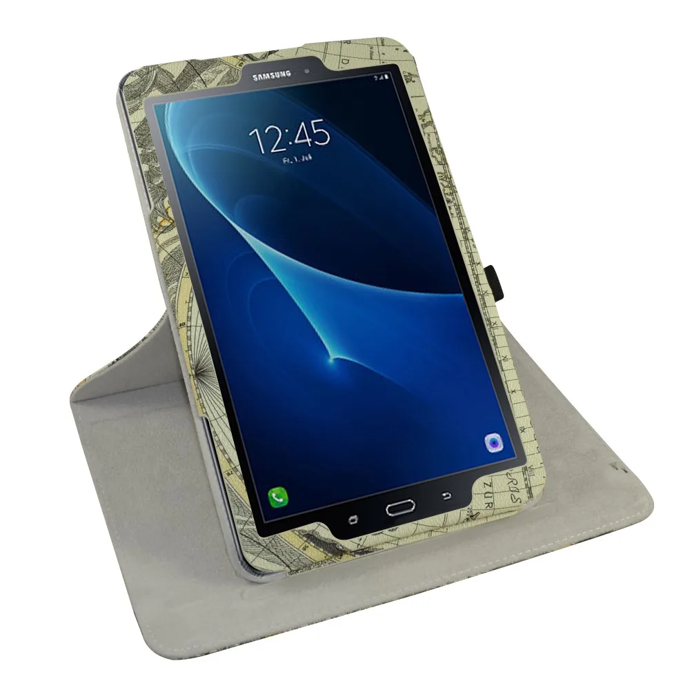 360 градусов вращающийся, поворотный кожа милый чехол для Samsung Galaxy Tab A 10,1 T580 T585 SM-T580 T580N 10," планшет