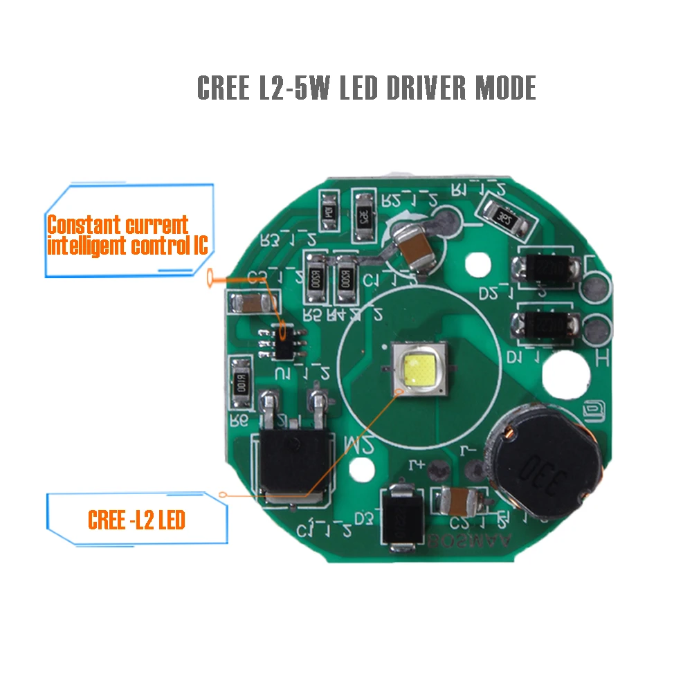 BOSMAA 10 Вт Автомобильный свет двигателя DIY светодиодный чип MX L2 7070 smd PCB модуль 6500k