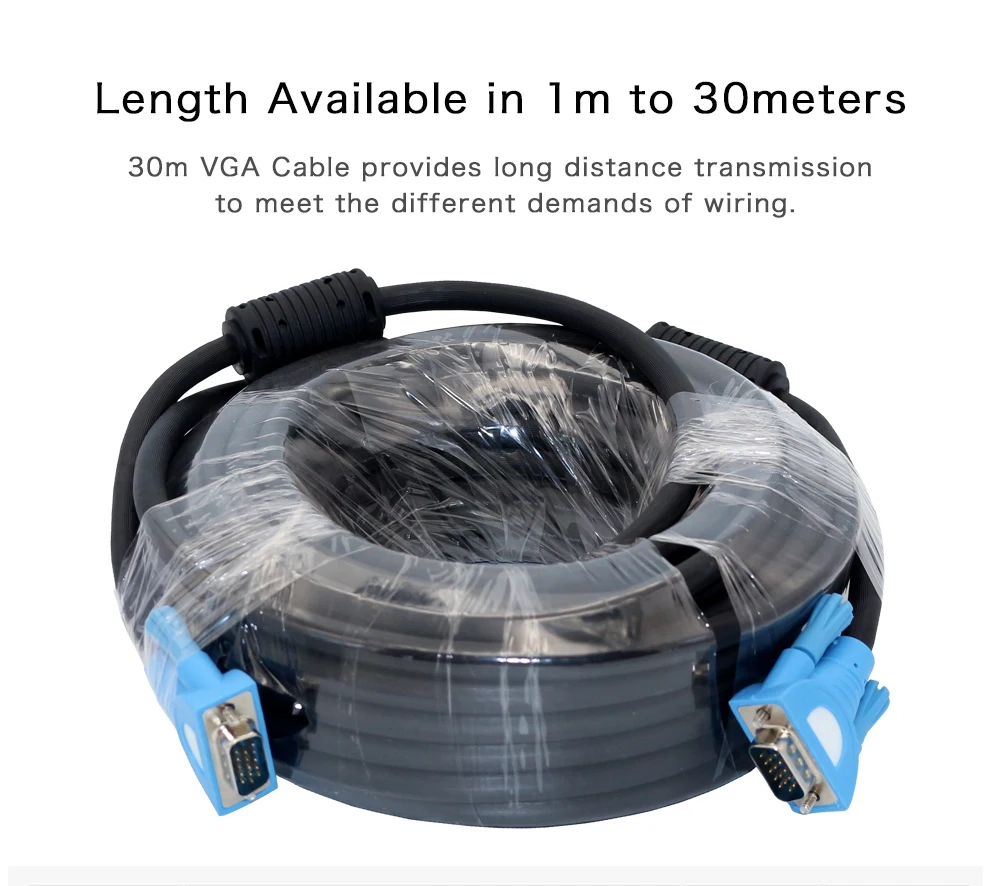Компьютерный шнур PCER VGA HD15 Vga кабель 3 + 6 Rgb штекер-штекер |