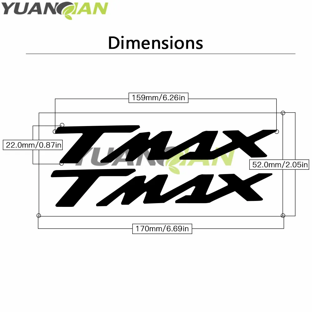 Бесплатная доставка наклейки 3D для мотоцикла эмблема Бака Yamaha 4 вида цветов XMAX 125