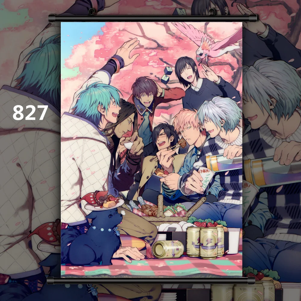 827 Драматическое убийца группа серагаки Aoba Noiz Аниме Манга настенный плакат свиток D - Цвет: 827