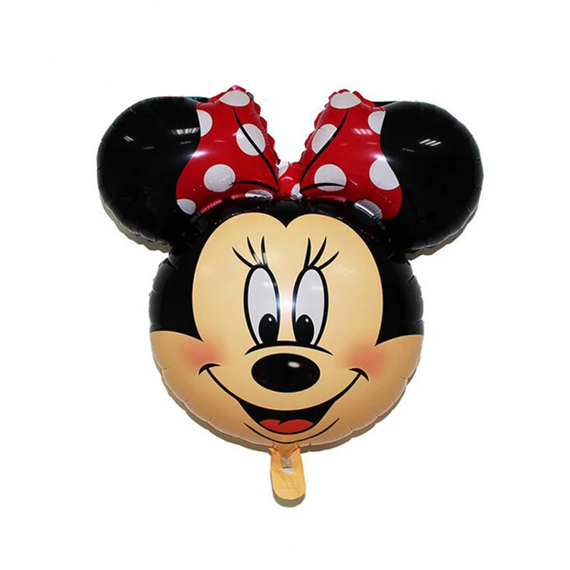 5 шт 78*63 см Микки Маус Минни головы фольги шар Дети День Рождения украшения